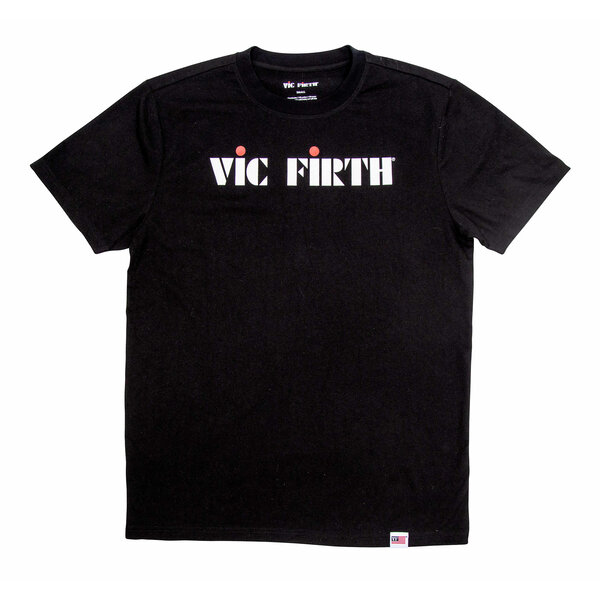 Vic Firth Vic Firth Black Logo T-Shirt, 2XL