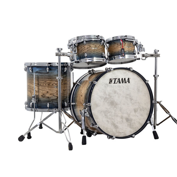 Tama Tama Star Walnut 22" Drum Kit, Indigo Japanese Sen Burst