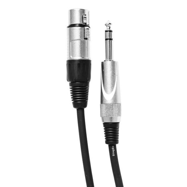Stagg Stagg Audio cable, XLR/Jack (f/m), 3m (10')
