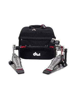 DW Drums DW 9000 Double Bass Drum Pedal & Case