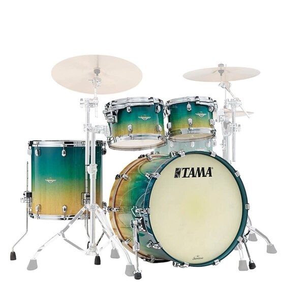 Tama Tama Starclassic 22" Maple Drum Kit, Marine Shoreline Movingui Fade