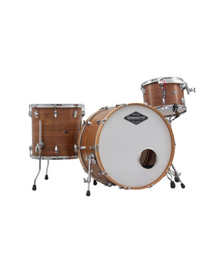 Craviotto Craviotto Walnut 24" Drum Kit, Natural w/Walnut Inlay
