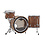Craviotto Craviotto Walnut 24" Drum Kit, Natural w/Walnut Inlay