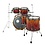 Tama Tama Starclassic 22" Walnut Birch Drum Kit, Vermillion Bosse Fonce Fade