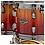 Tama Tama Starclassic 22" Walnut Birch Drum Kit, Vermillion Bosse Fonce Fade