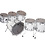 Mapex Mapex Saturn Classic 22" Drum Kit, Satin White