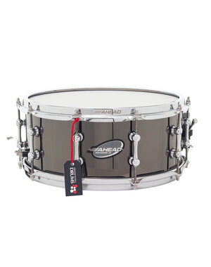 Ahead Ahead 14" x 6" Black Chrome Over Brass Snare Drum