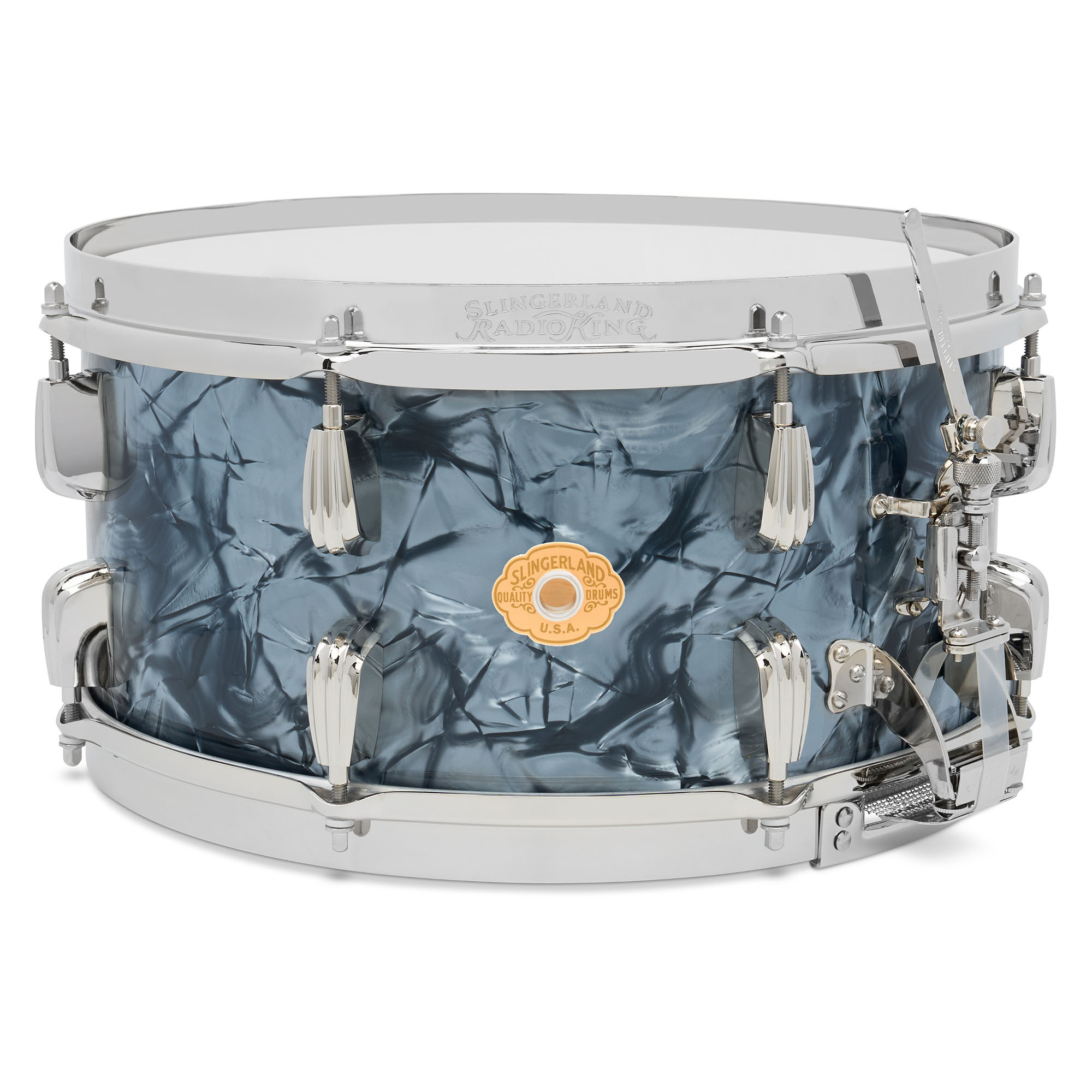 Slingerland RadioKing Snare Black Diamond Pearl | Graham Russell