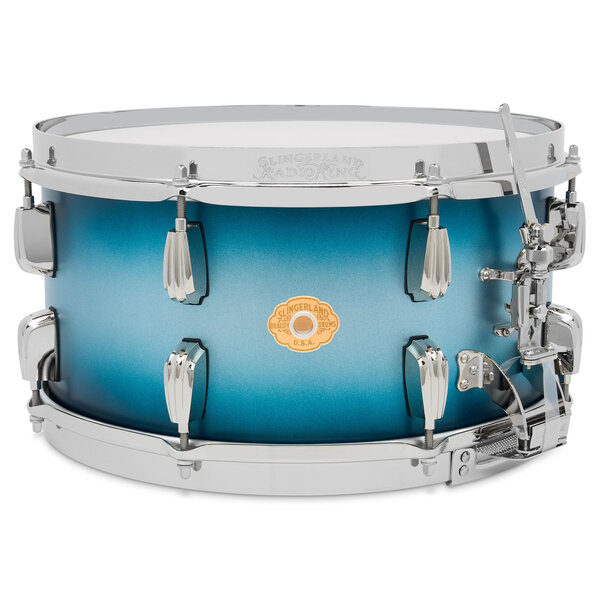 Slingerland Slingerland Radio King 14" x 7" Limited Edition Snare Drum, Blue & Silver Lacquer