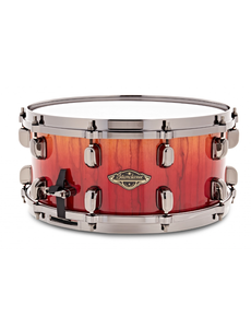 Tama Tama Starclassic 14" x 6.5" Walnut Birch Snare Drum, Vermillion Bosse Fonce Fade