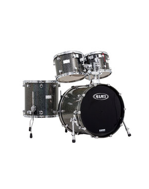 Mapex Mapex Saturn III 22" Drum Kit, Laser Black Lacquer