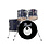 Pearl Pearl Export 22" Drum Kit, Dark Blue Wrap