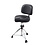 Roc n Soc Roc n Soc Black Vinyl Cycle w/Backrest & Gibraltar Base Stool