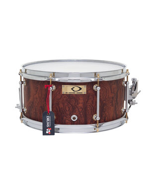  KD Custom 13" x 6.5" Snare Drum, Waterfall Bubinga