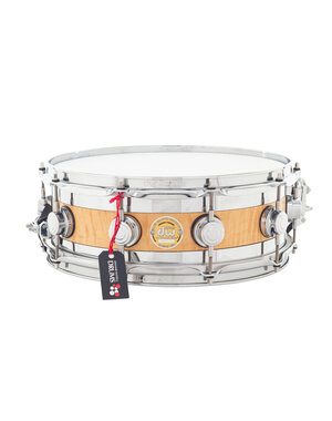 DW Drums DW Collectors 14" x 5.5" Maple Edge Snare Drum, Curly Maple