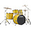 Yamaha Yamaha Rydeen 20" Fusion Drum Kit, Mellow Yellow