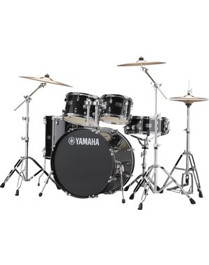Yamaha Yamaha Rydeen 22" Rock Fusion Drum Kit, Black Glitter