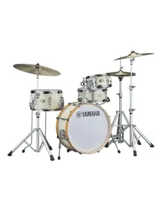 Yamaha Yamaha Stage Custom Hip 20" Drum Kit, Classic White