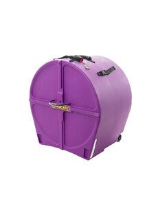 Hardcase Hardcase 22" Fully Lined Bass Drum Case, Purple