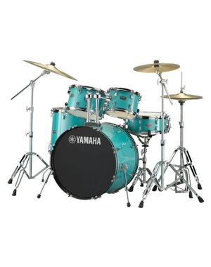 Yamaha Yamaha Rydeen 22" Rock Drum Kit, Turquoise Glitter