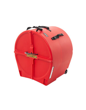 Hardcase Hardcase 20" Fully Lined Bass Drum Case, Red