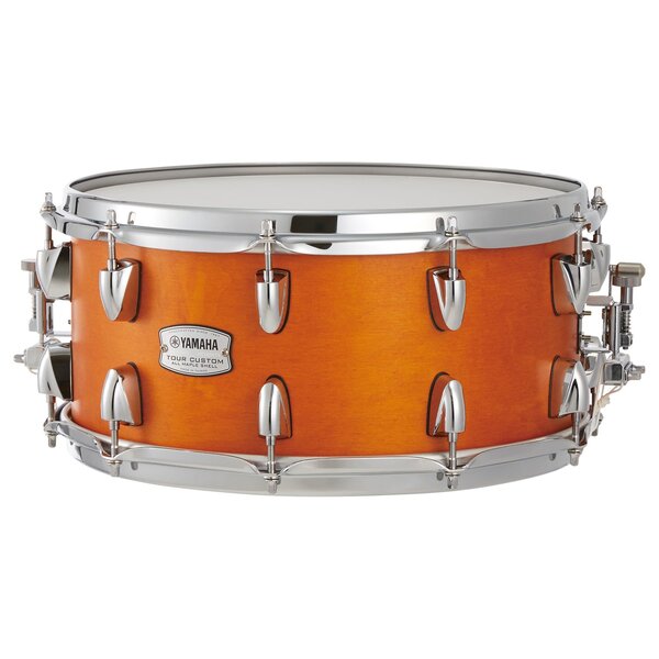 Yamaha Yamaha Tour Custom 14" x 6.5” Snare Drum, Caramel Satin