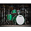 Yamaha Yamaha Absolute Hybrid Maple 22" Drum Kit, Jade Green Sparkle
