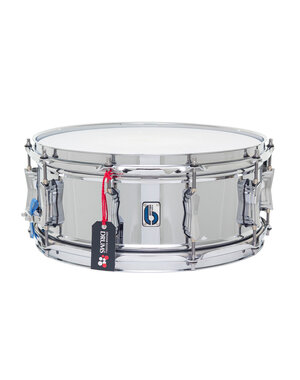 British Drum Co. British Drum Co. 'Bluebird' 14" x 6" Chrome Over Brass Snare Drum