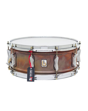 British Drum Co. British Drum Co. 'Firebird' 14" x 6" Copper Over Brass Snare Drum