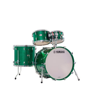 Yamaha Yamaha Absolute Hybrid Maple 22" Drum Kit, Jade Green Sparkle