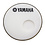 Yamaha Yamaha 20" Classic Logo Bass Drum Head, White w/Large Off-Set Port Hole