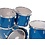 Yamaha Yamaha Power Tour Custom 8000 22" Drum Kit, Cobalt Blue