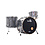 Tamburo Tamburo Opera 22" Stave Birch Drum Kit, Fantasy Black