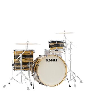Tama Tama Superstar Classic 22" Drum Kit, Natural Ebony Tiger Wrap