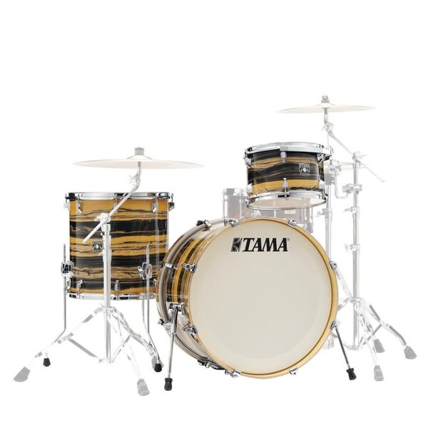 Tama Tama Superstar Classic 22" Drum Kit, Natural Ebony Tiger Wrap