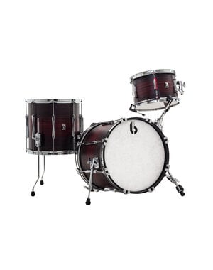 British Drum Co. British Drum Co. Lounge Series 18" Drum Kit, Carnaby Red