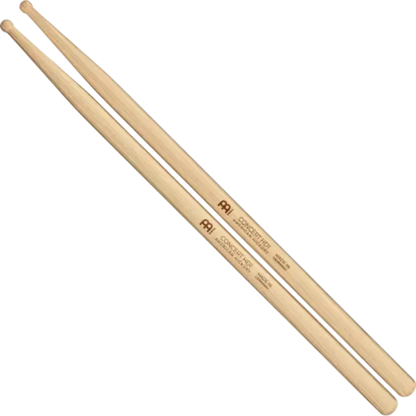 Meinl Meinl Concert HD1 American Hickory Round Wood Tip Drum Sticks