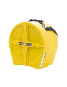 Hardcase Hardcase HN14T 14" Fully Lined Tom Drum Case, Yellow