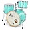 Sonor Sonor Vintage 20" Drum Kit, California Blue w/Drilled Bass Drum