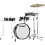 Tama Tama Club Jam Pancake Drum Kit, Hairline Black