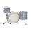 Sakae Sakae Trilogy 24" Drum Kit, Sky Blue Oyster