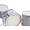 Sakae Sakae Trilogy 24" Drum Kit, Sky Blue Oyster