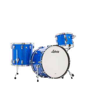 Ludwig Ludwig Classic Maple 22" FAB Drum Kit, Blue Sparkle