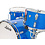 Ludwig Ludwig Classic Maple 22" FAB Drum Kit, Blue Sparkle