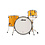 Ludwig Ludwig Classic Maple 22" Euro Beat Drum Kit, Gold Sparkle