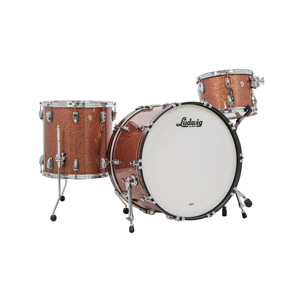 Ludwig Ludwig Classic Maple 24" Pro Beat Drum Kit, Hybrid Copper Sparkle