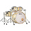 Ludwig Ludwig Classic Maple 22" Drum Kit, White Sparkle