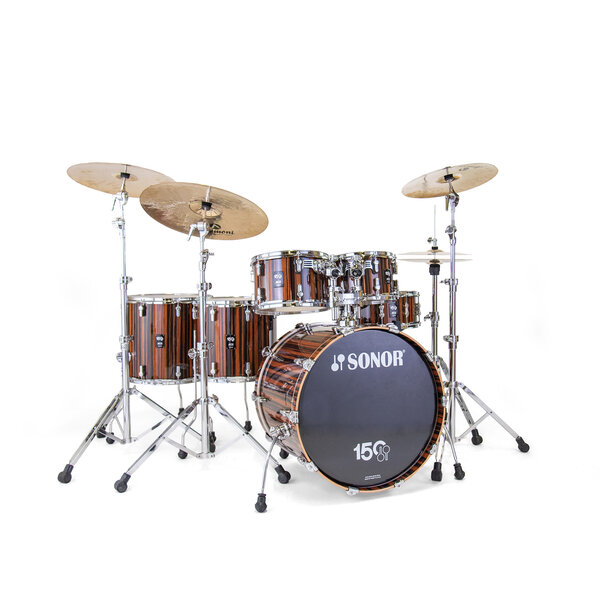 Sonor Sonor AQ2 Ltd Edition 22" Drum Kit, High Gloss Ebony Veneer