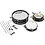 Tama Tama Club Jam Pancake Drum Kit, Hairline Black