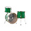 Noonan 22" Drum Kit, Green Sparkle